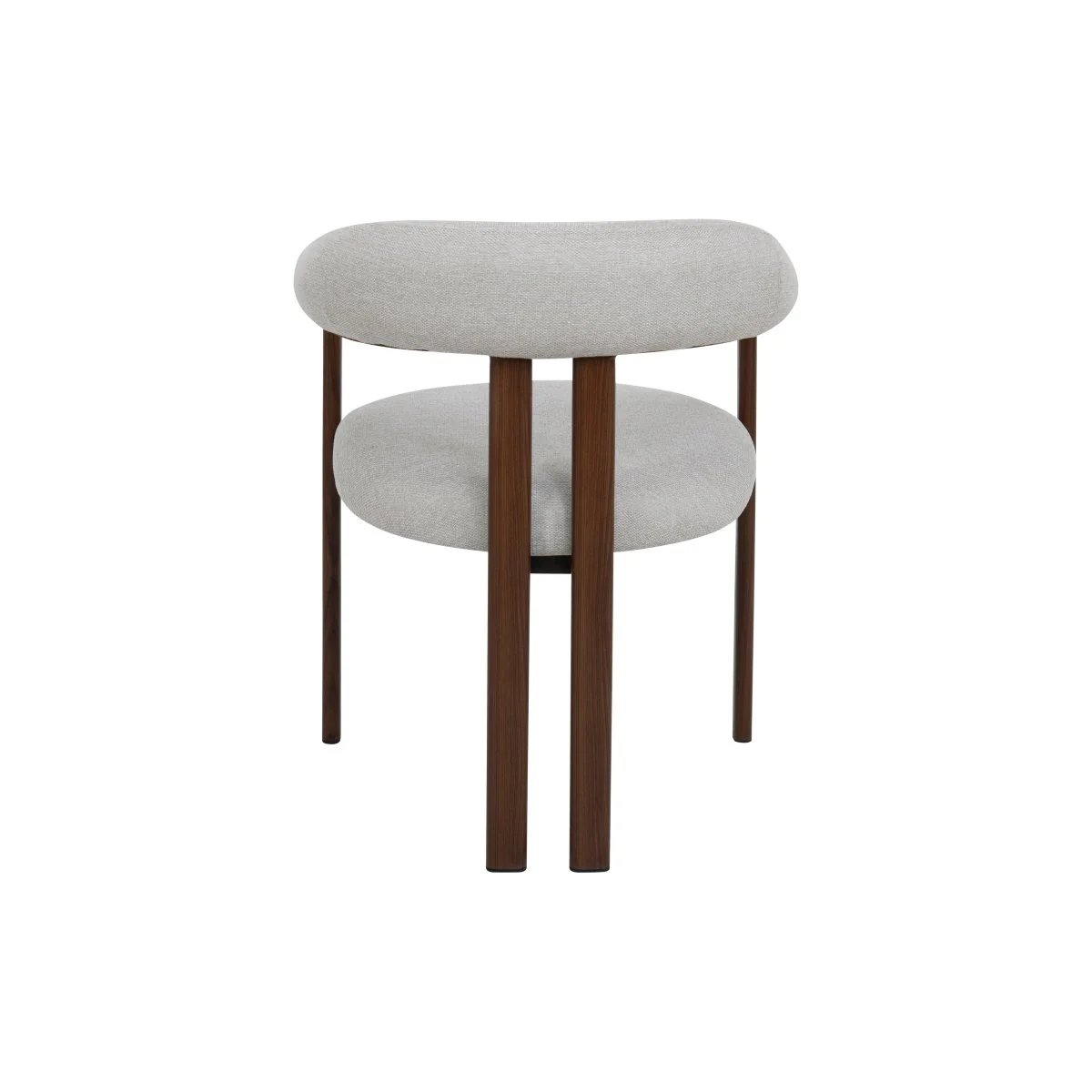 Eetkamerstoel Odense Beige met walnoot onderstel - Image 5