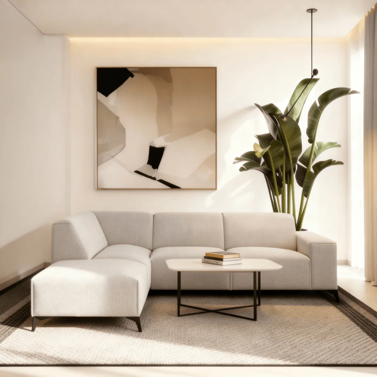 Hoekbank Brooklyn 4-zits Links Beige - Image 4