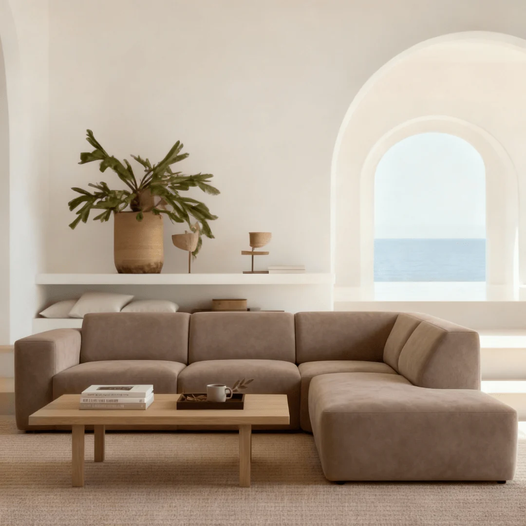 Hoekbank Isabel 4-zits Rechts Taupe - Image 3