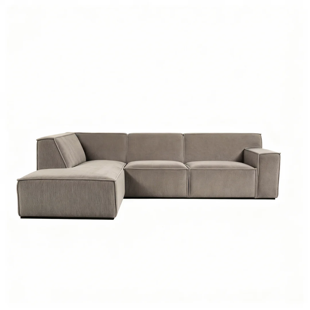 Hoekbank Milo 4-zits Links Taupe - Image 6