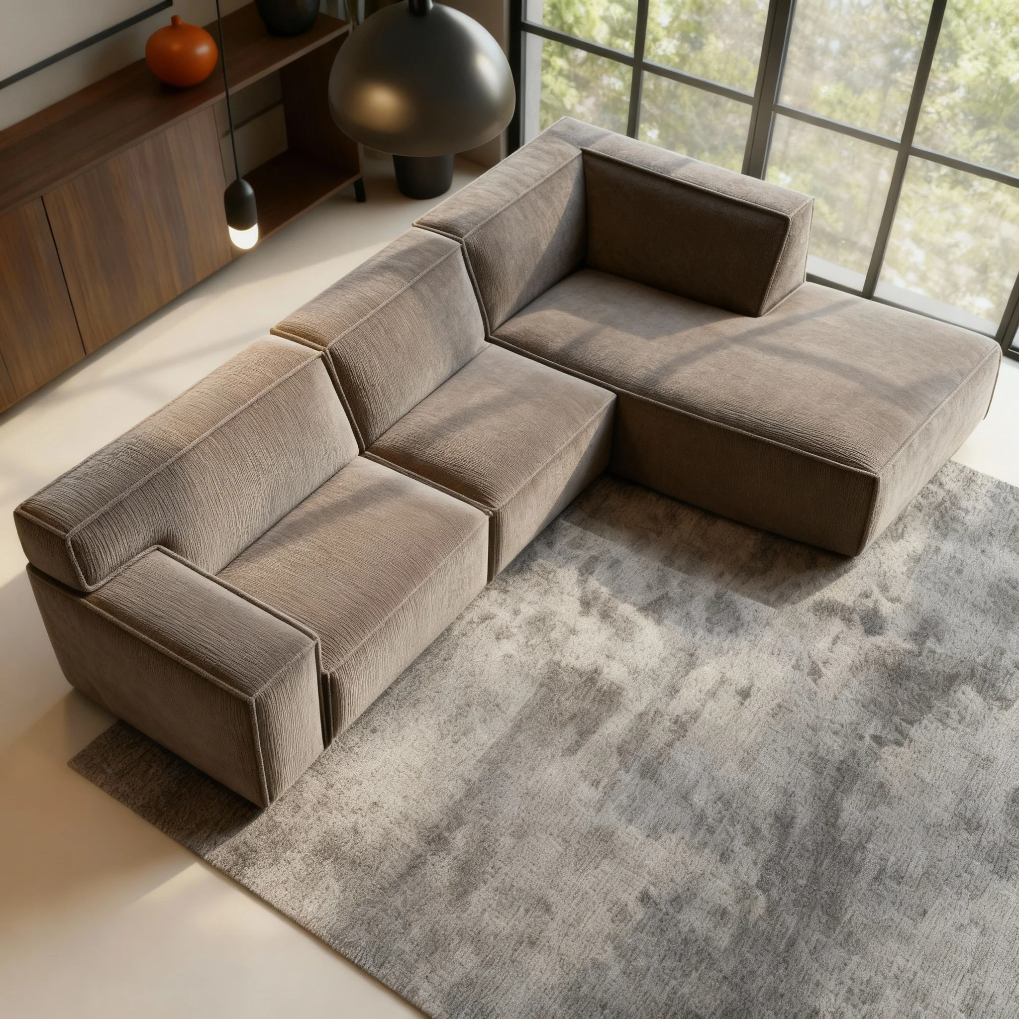 Hoekbank Milo 4-zits Rechts Taupe - Image 3