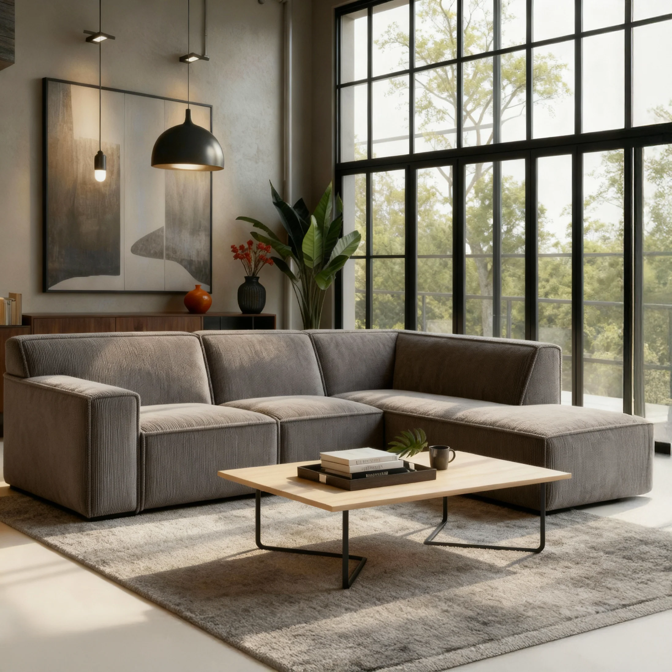 Hoekbank Milo 4-zits Rechts Taupe - Image 4