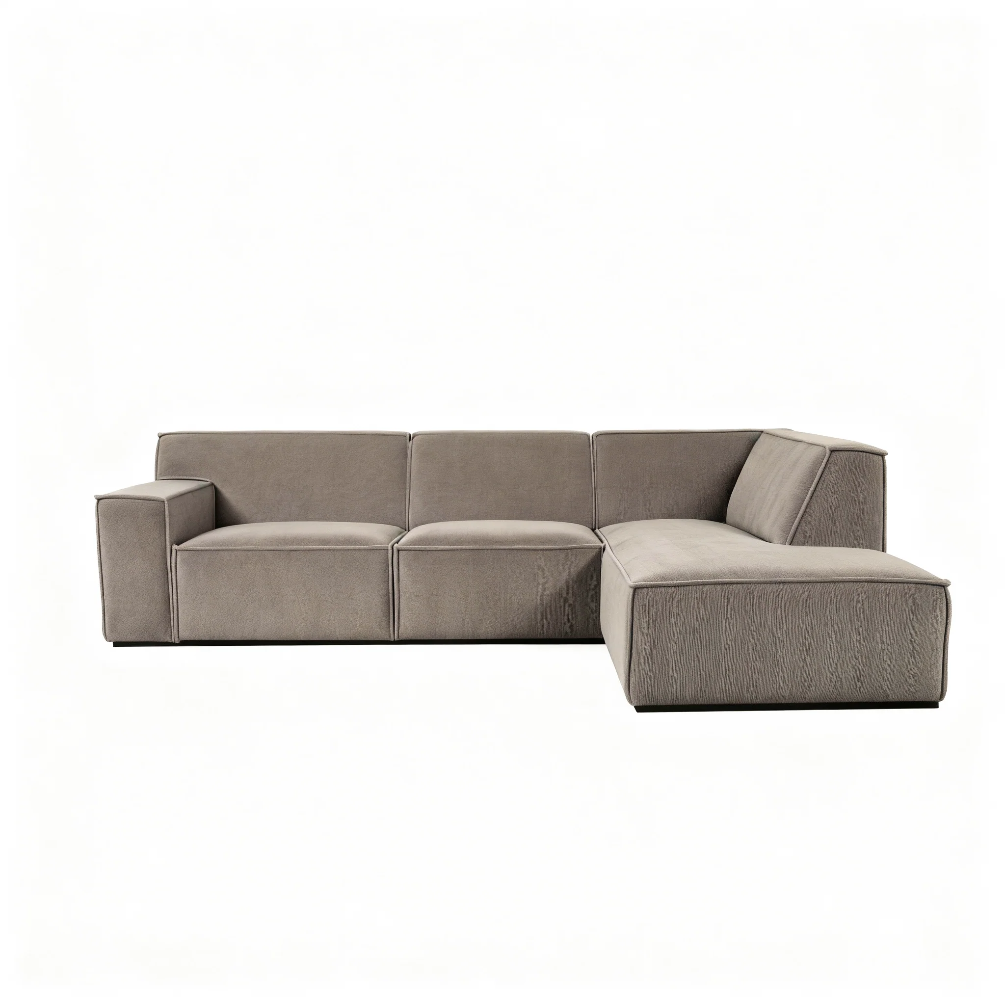 Hoekbank Milo 4-zits Rechts Taupe - Image 5