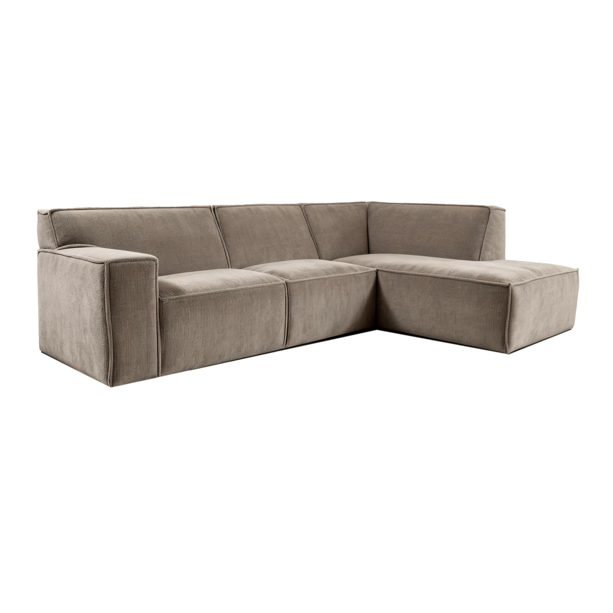 Hoekbank Milo 4-zits Rechts Taupe - Image 6