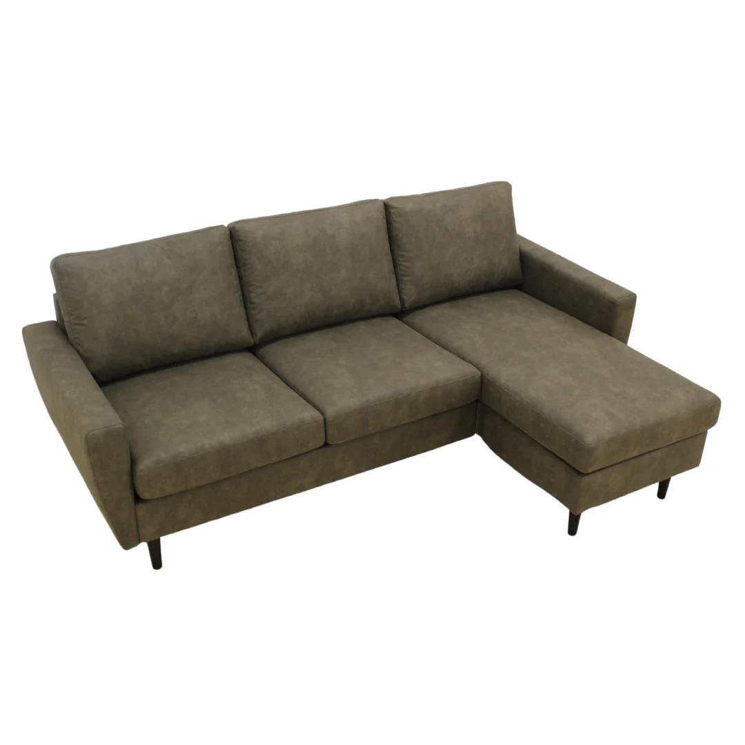 Loungebank Finn 3-zits Links/Rechts Groen/Bruin - Image 3