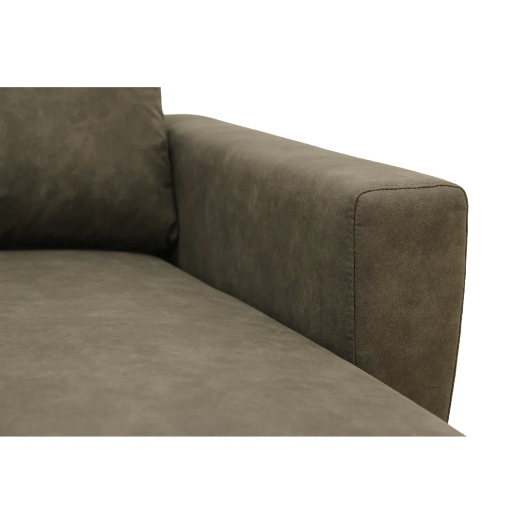 Loungebank Finn 3-zits Links/Rechts Groen/Bruin - Image 6