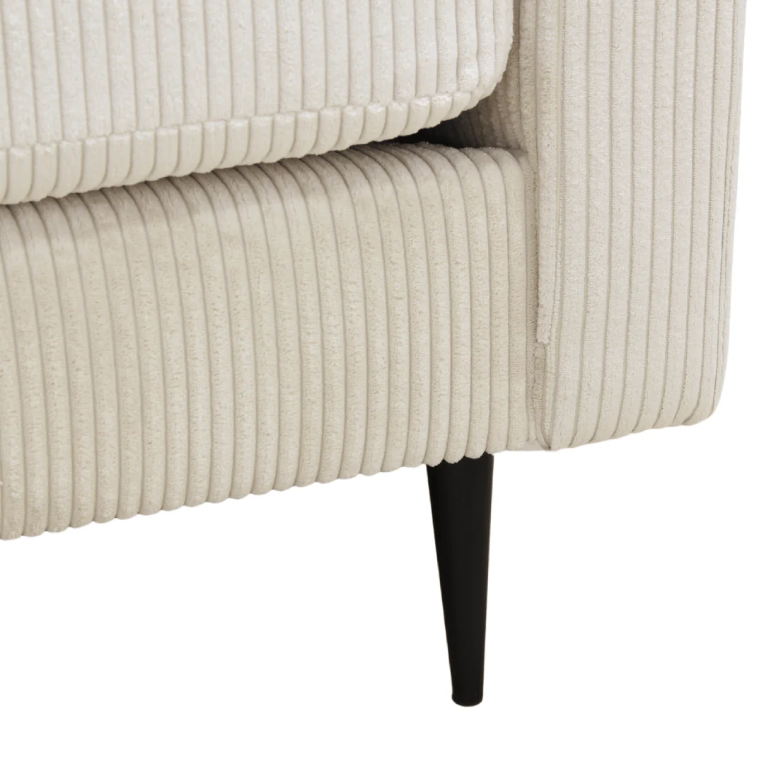 Loungebank Luan 3-zits Links/Rechts Crème - Image 4