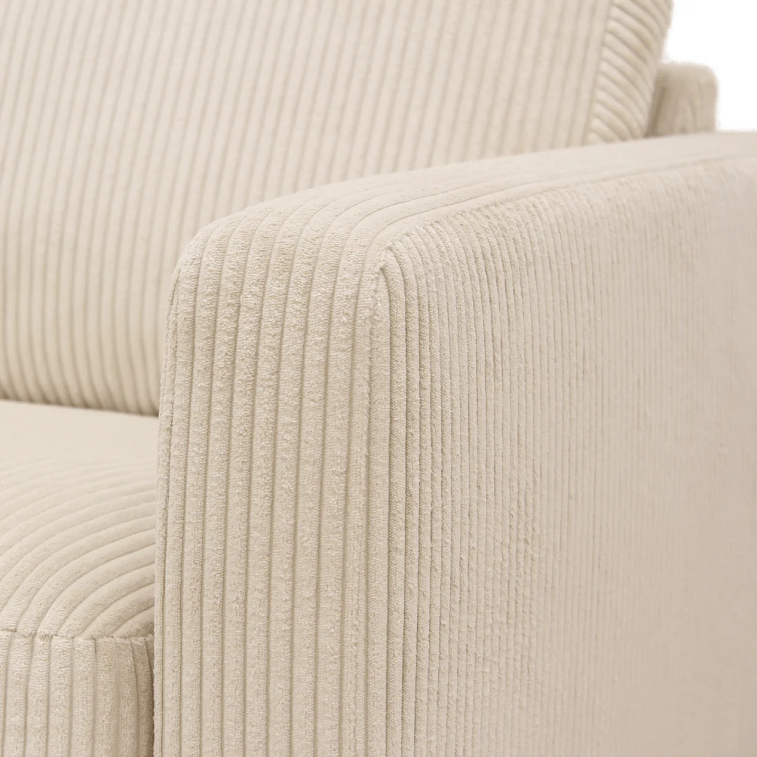 Loungebank Luan 3-zits Links/Rechts Crème - Image 5