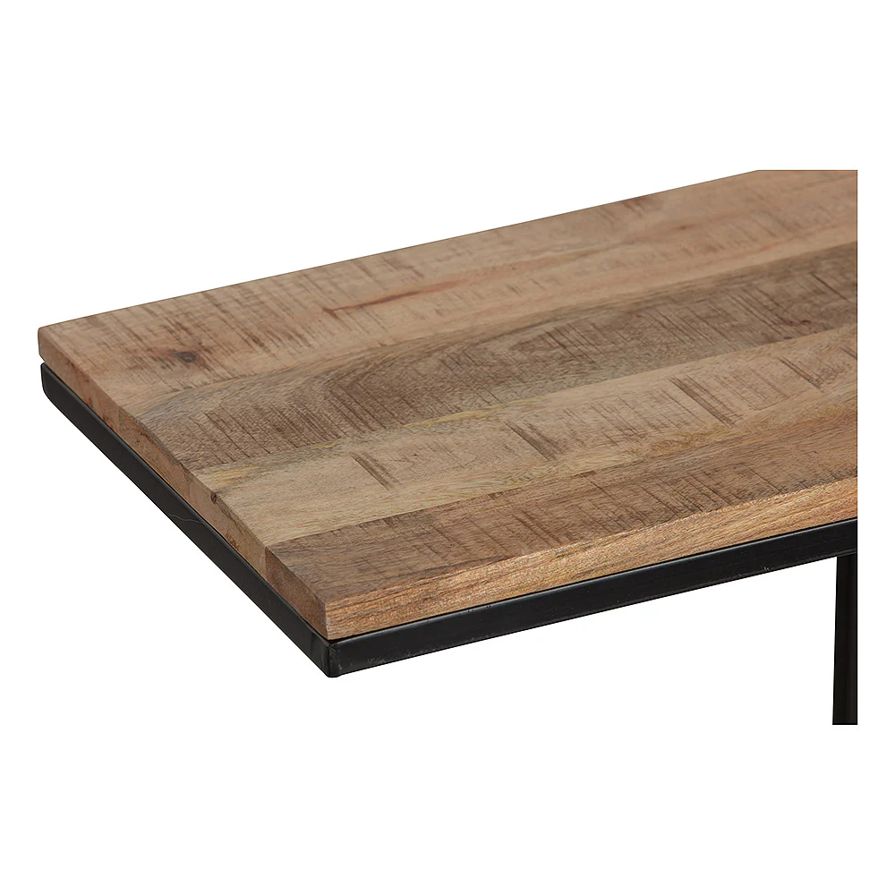 Mangohouten Bijzettafel Alys (set van 2) - Image 5