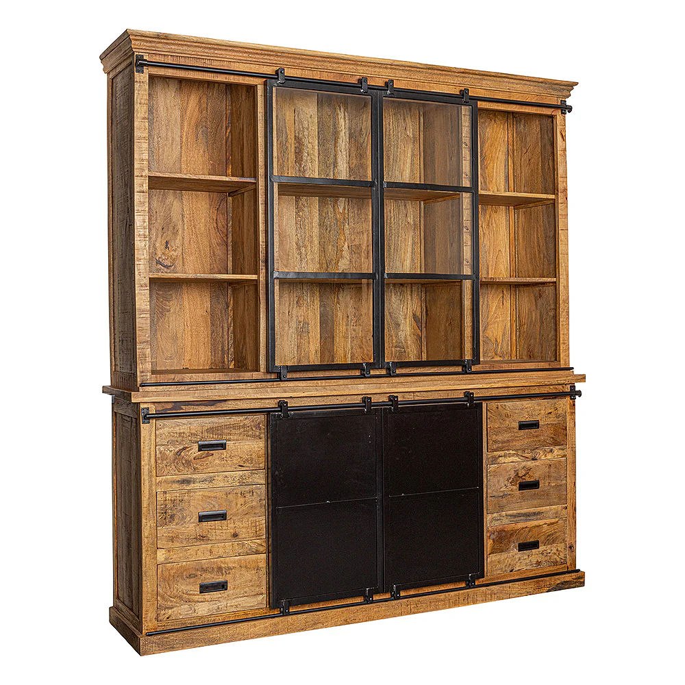 Mangohouten Buffetkast Milan 240 cm Recht - Image 3