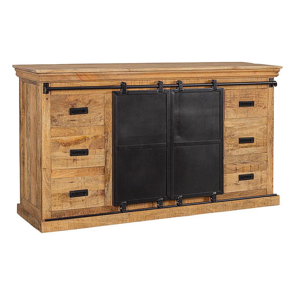 Mangohouten Dressoir Milan 220 cm - Image 3