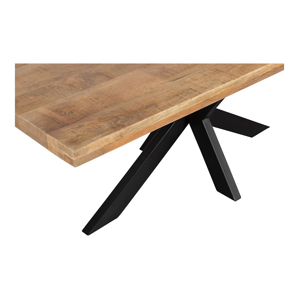 Mangohouten Eettafel Rechthoek Donald 160x90 cm (6cm) - Image 4