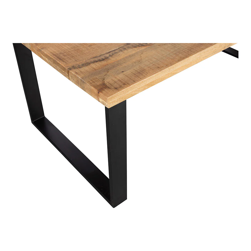 Mangohouten Eettafel Rechthoek Roy 200x100 cm (6cm) - Image 4