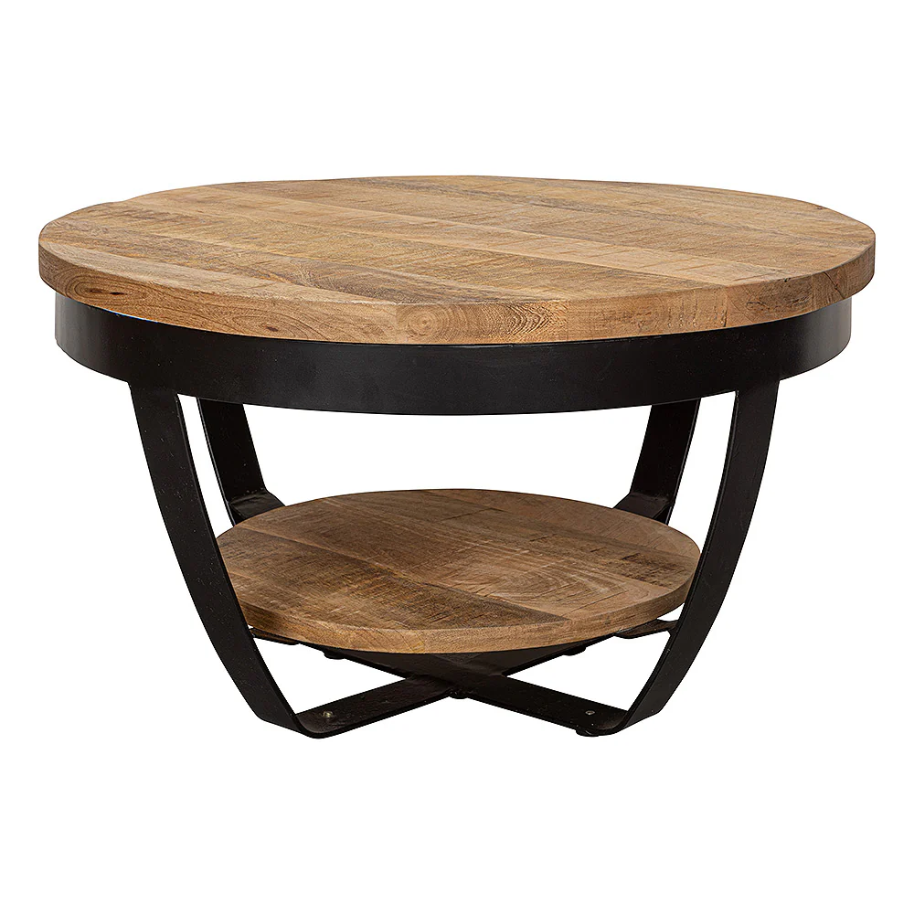 Mangohouten Salontafel Rond Maeve 65 cm - Image 3