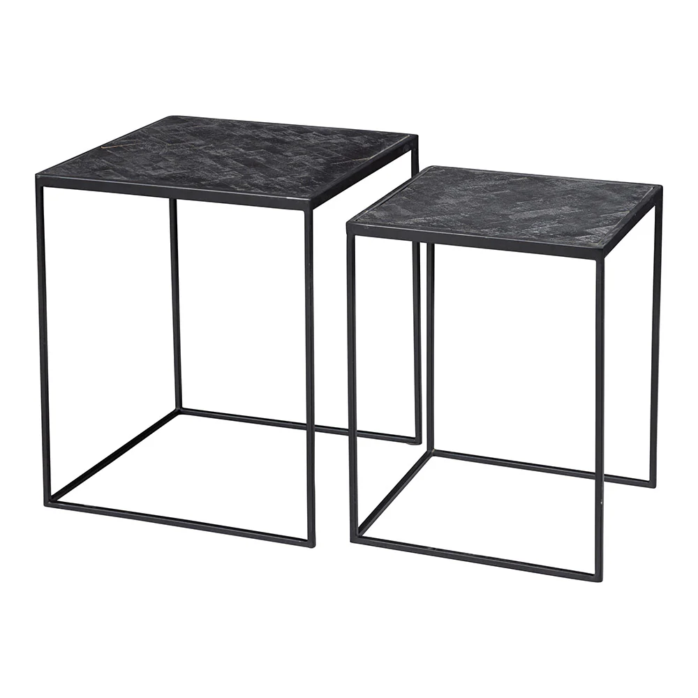 Mangohouten Salontafels Carlin set van 2 - Image 4