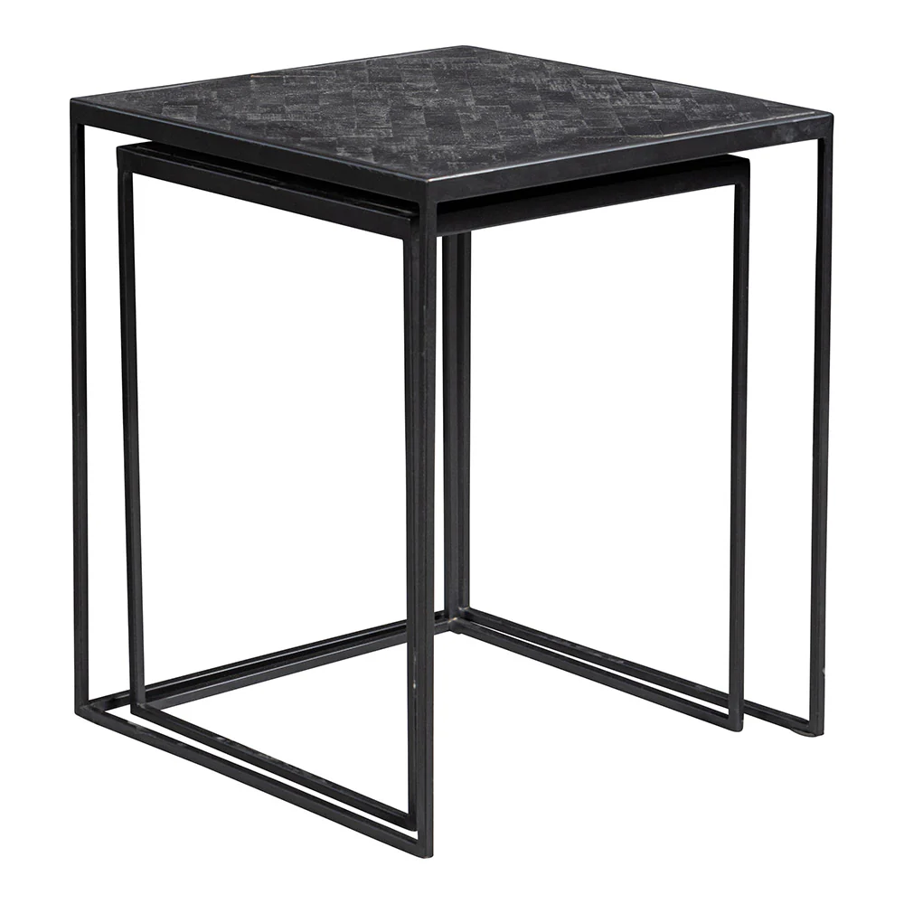 Mangohouten Salontafels Carlin set van 2 - Image 5