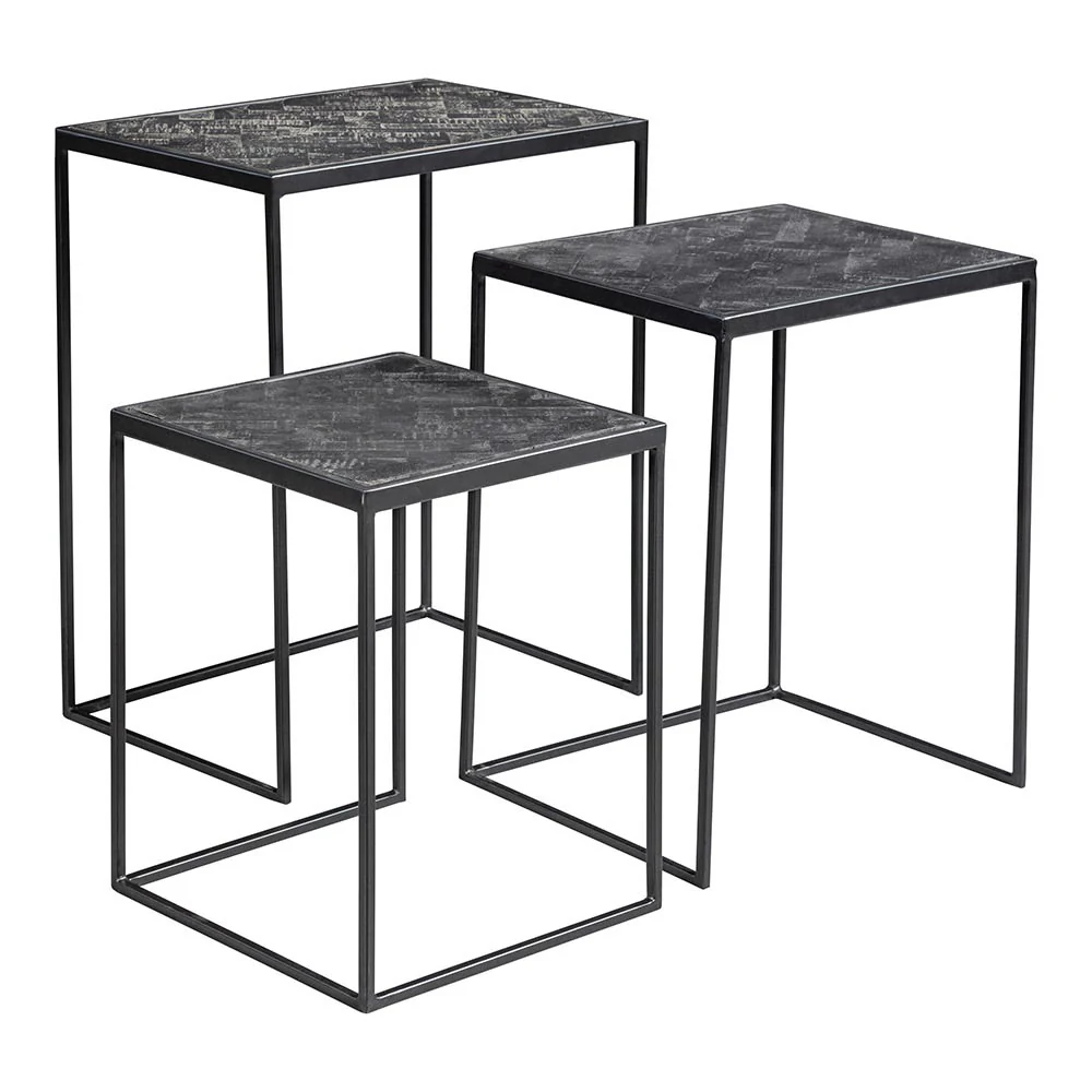 Mangohouten Salontafels Carlin Set van 3 - Image 4