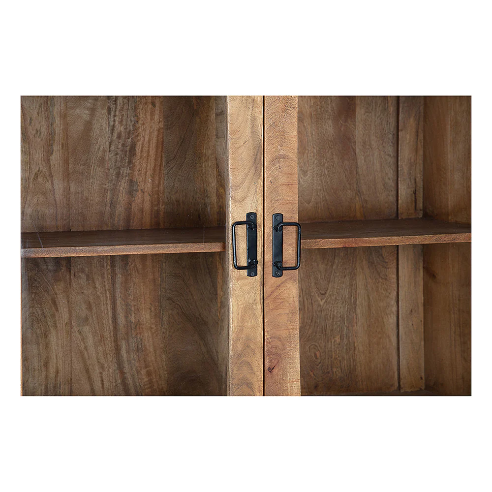 Mangohouten Vitrinekast Britt 115 cm - Image 5
