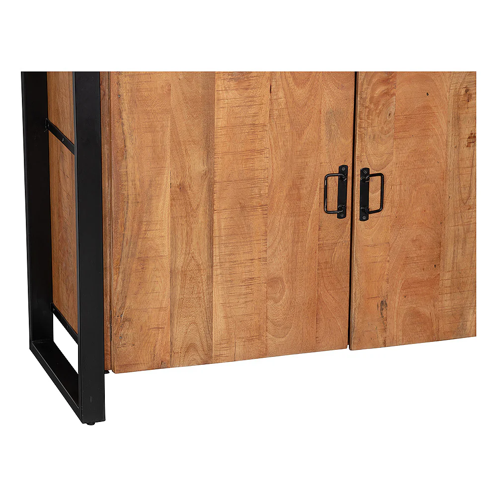 Mangohouten Vitrinekast Britt 115 cm - Image 6